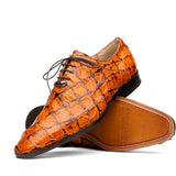 Marco Di Milano Olivieri Brandy Leather Dress Shoe