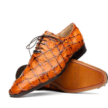 Marco Di Milano Olivieri Brandy Leather Dress Shoe