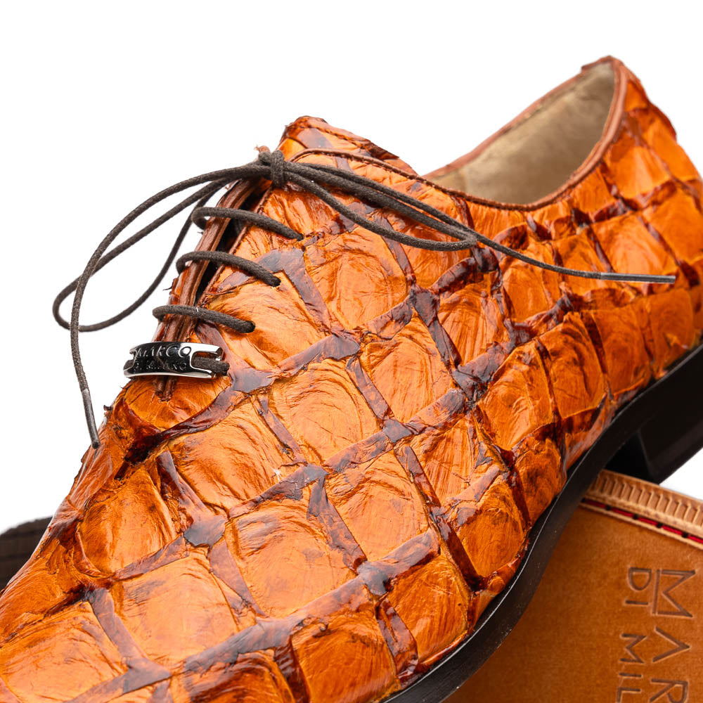 Marco Di Milano Olivieri Brandy Leather Dress Shoe
