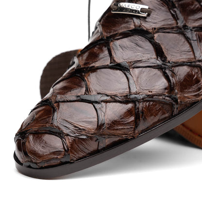 Marco Di Milano Olivieri Brown Leather Dress Shoe