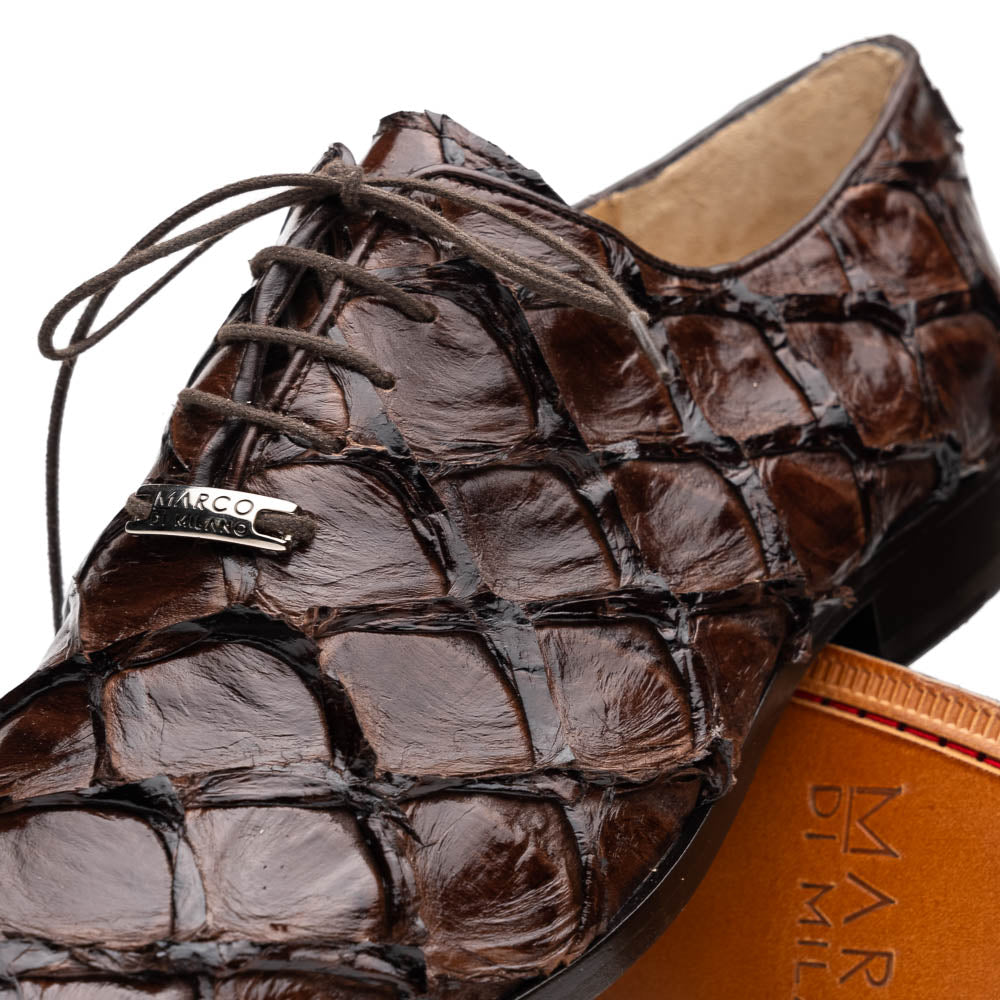 Marco Di Milano Olivieri Brown Leather Dress Shoe