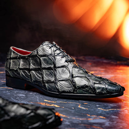 Marco Di Milano Olivieri Gray Leather Loafers