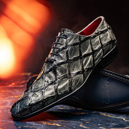 Marco Di Milano Olivieri Gray Leather Loafers
