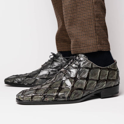 Marco Di Milano Olivieri Gray Leather Loafers