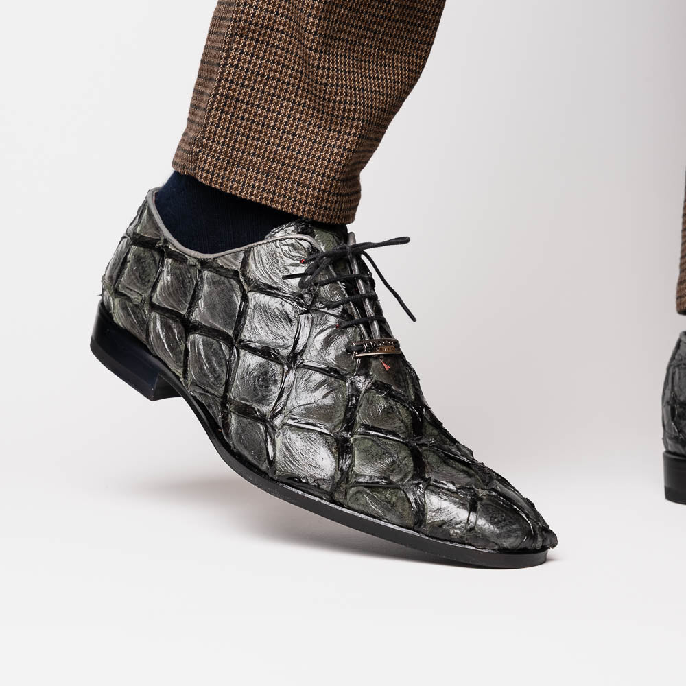 Marco Di Milano Olivieri Gray Leather Loafers