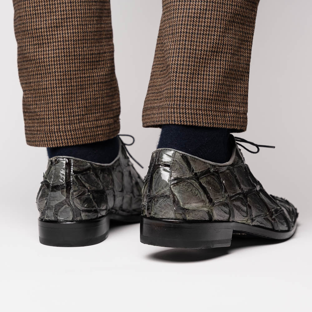 Marco Di Milano Olivieri Gray Leather Loafers