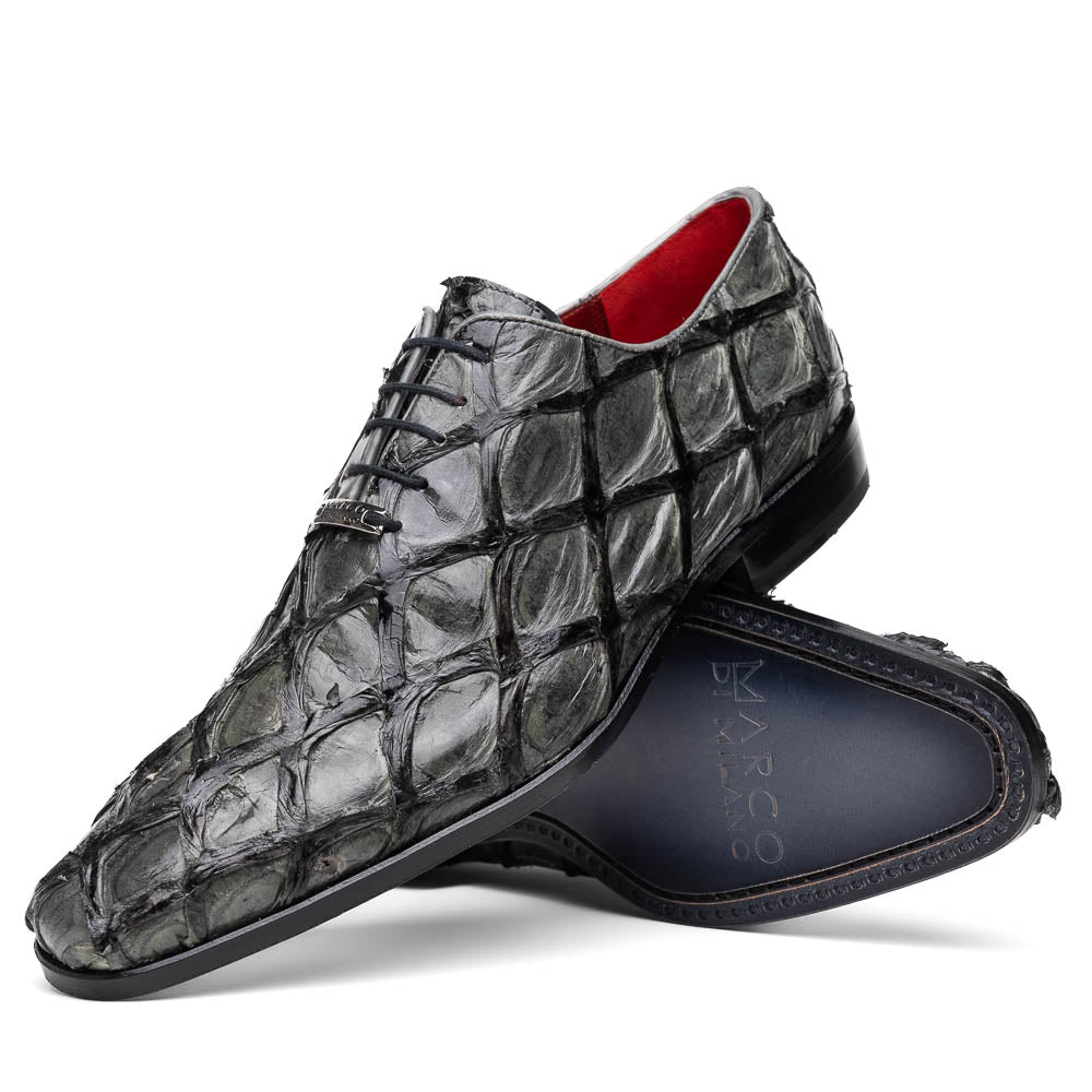 Marco Di Milano Olivieri Gray Leather Loafers