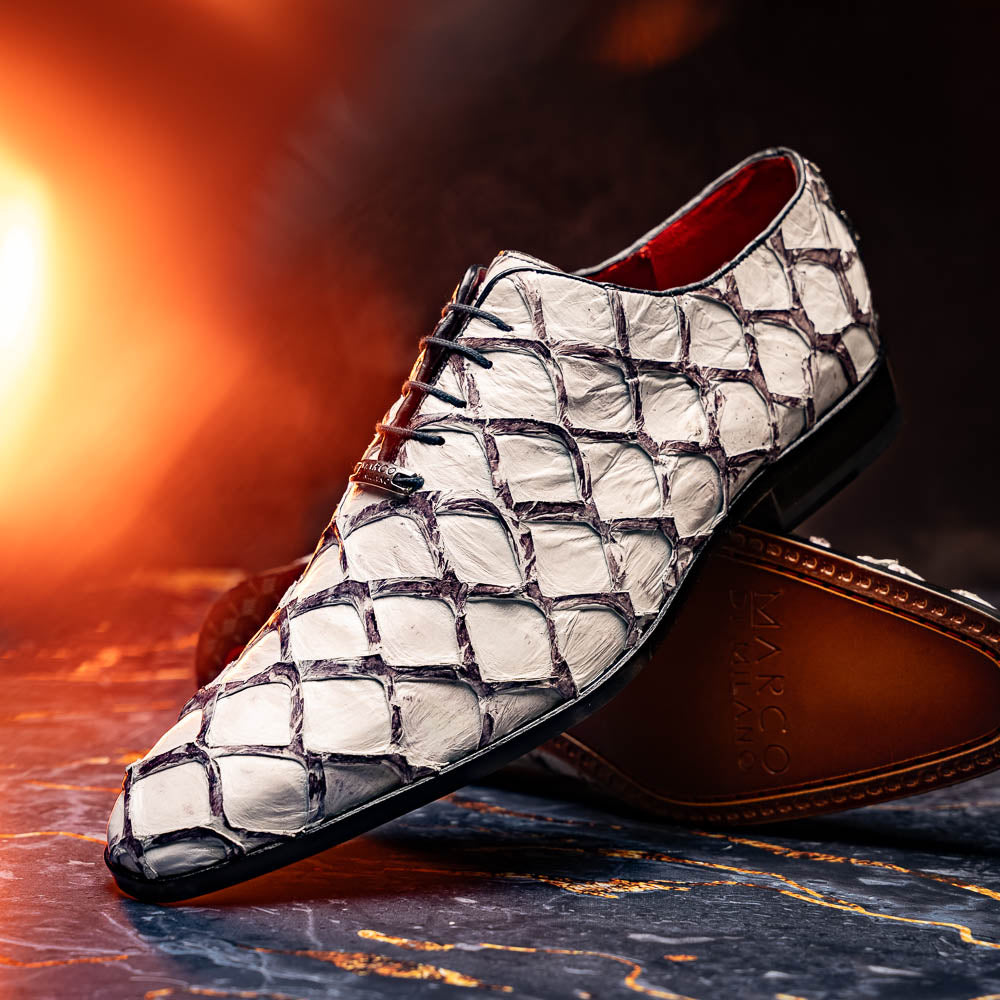 Marco_Di_Milano Olivieri Newspaper Luxury Leather Loafers