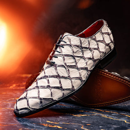 Marco_Di_Milano Olivieri Newspaper Luxury Leather Loafers
