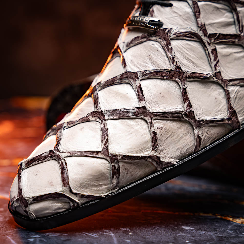 Marco_Di_Milano Olivieri Newspaper Luxury Leather Loafers