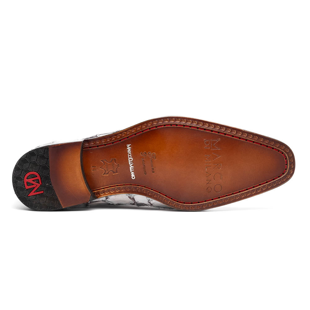 Marco_Di_Milano Olivieri Newspaper Luxury Leather Loafers