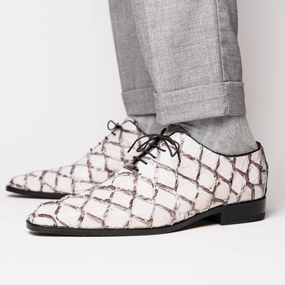 Marco_Di_Milano Olivieri Newspaper Luxury Leather Loafers