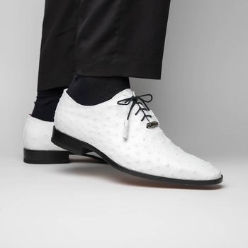 Marco Di Milano Criss White Leather Luxury Shoe