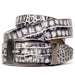 Marco Di Milano Silvio Belt Antique Newspaper