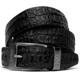 Marco_Di_Milano Riccardo Belt Black Leather Luxury Shoe