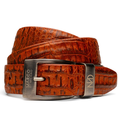Marco Di Milano Riccardo Belt Brandy Leather Shoe