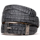 Marco Di Milano Riccardo Belt Gray Leather Loafer