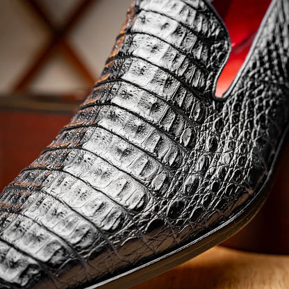 Marco Di Milano Trento Black Genuine Caiman Crocodile Slip-On - view 5