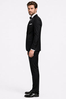 Dad And Son Black Matching wedding outfit Suits Perfect for toddler Suit wedding  attire outfits