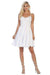 Quince Dama Dresses - Short Quinceanera Dresses in Color Blush
