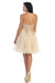 Quince Dama Dresses - Short Quinceanera Dresses in Color Burgundy