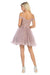 Quince Dama Dresses - Short Quinceanera Dresses in Color Ivory