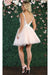 Quince Dama Dresses - Short Quinceanera Dresses in Color Red