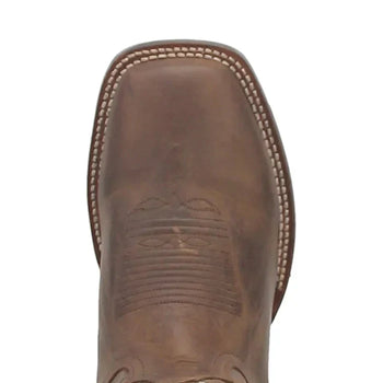 Dan Post Men's Abram Genuine Leather Square Toe Boots - Tan - Image 5