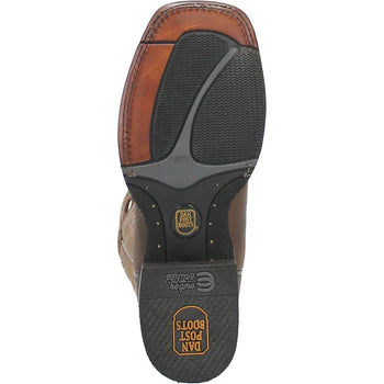 Dan Post Men's Abram Genuine Leather Square Toe Boots - Tan - Image 6