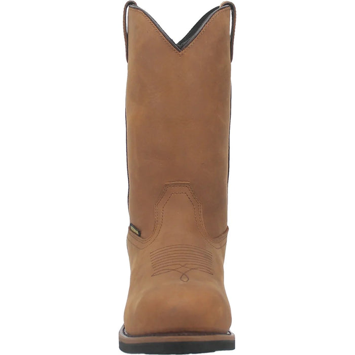 Dan Post Men's Alburquerque Work Boots Steel Toe Waterproof - Tan - Image 6