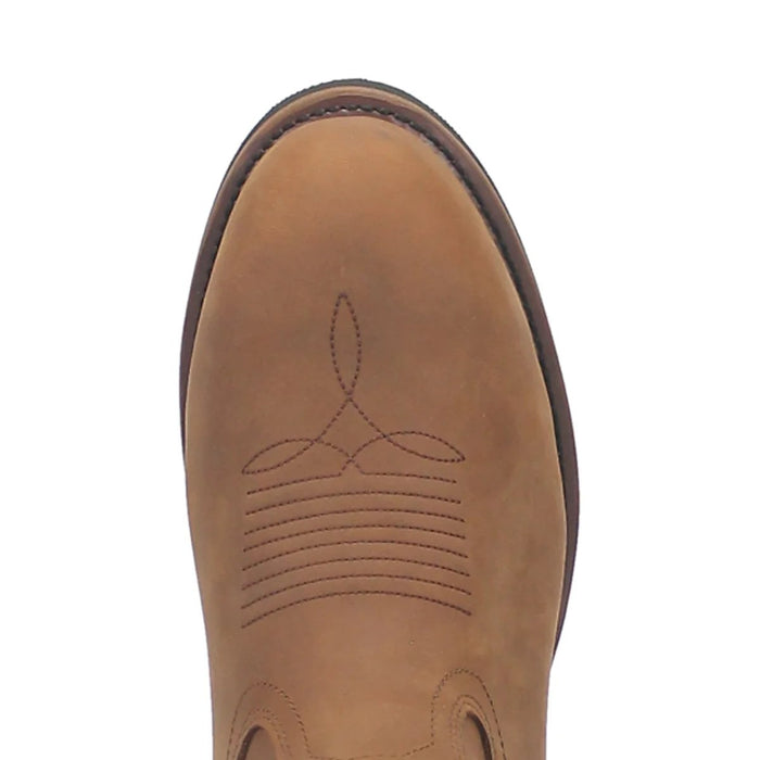 Dan Post Men's Alburquerque Work Boots Steel Toe Waterproof - Tan - Image 5