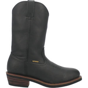 Dan Post Men's Alburquerque Work Boots Waterproof - Black - Image 2