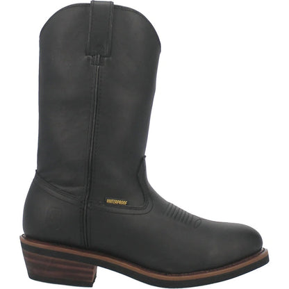 Dan Post Men's Alburquerque Work Boots Waterproof - Black - Image 2