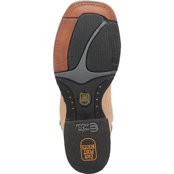 Dan Post Men's Barrett Genuine Lizard Square Toe Boots - Sand - Image 4