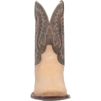 Dan Post Men's Barrett Genuine Lizard Square Toe Boots - Sand - Image 3