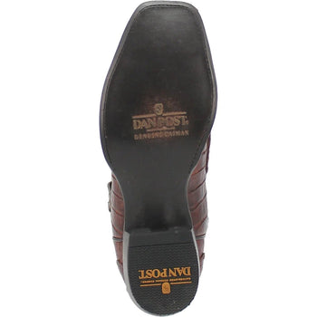 Dan Post Men's Stalker Genuine Caiman Belly Square Toe Boots - Brown - Image 5