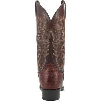 Dan Post Men's Bayou Genuine Caiman Belly Square Toe Boots - Brass - Image 4