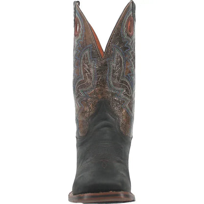 Dan Post Men's Deuce Genuine Leather Square Toe Boots - Black - Image 6