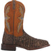 Dan Post Men's Dorsal Genuine Fish Leather Square Toe Boots - Brown