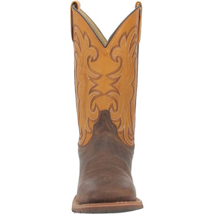 Dan Post Men's Leather Square Toe Boots - Tan