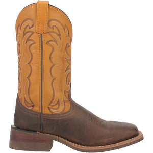 Dan Post Men's Leather Square Toe Boots - Tan - Image 2