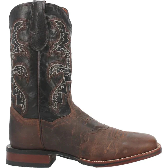Dan Post Men's Franklin Genuine Leather Square Toe Boots - Brown - Image 2
