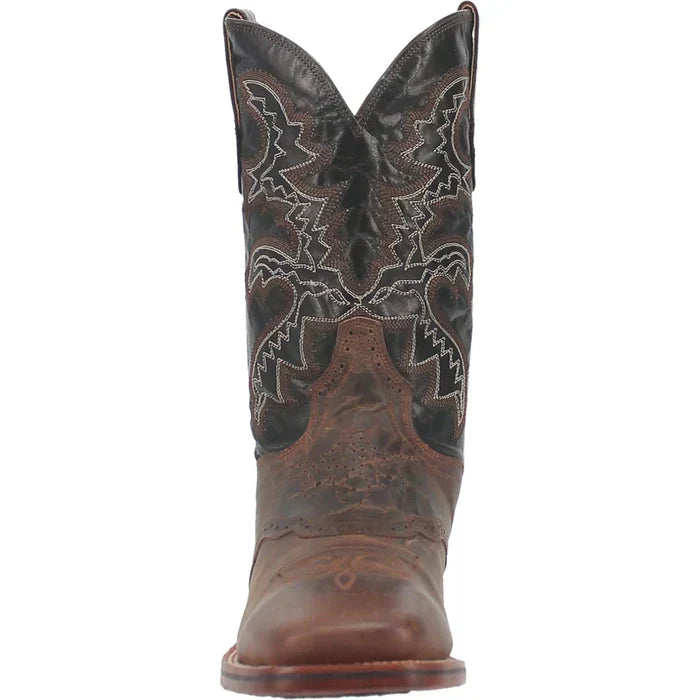 Dan Post Men's Franklin Genuine Leather Square Toe Boots - Brown - Image 3