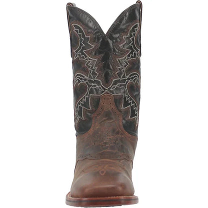 Dan Post Men's Franklin Genuine Leather Square Toe Boots - Brown - Image 3