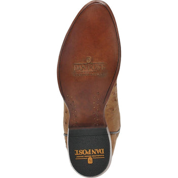 Dan Post Gehrig Men's Saddle Western Ostrich Boots - Image 3