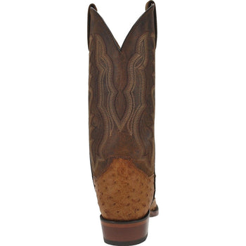 Dan Post Gehrig Men's Saddle Western Ostrich Boots - Image 4