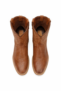 Dan Post Men’s Jerry Honey 13 ROM Toe Cowboy Boot - Image 9