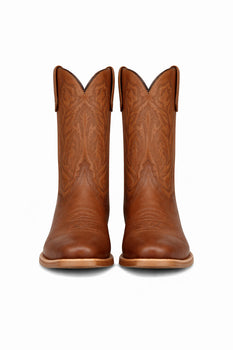 Dan Post Men’s Jerry Honey 13 ROM Toe Cowboy Boot - Image 7