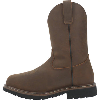Dan Post Men's Joist Composite Toe Met Guard Leather Work Boot - Brown - Image 5