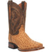 Dan Post Men's Kershaw Full Quill Ostrich Square Toe Boots - Saddle